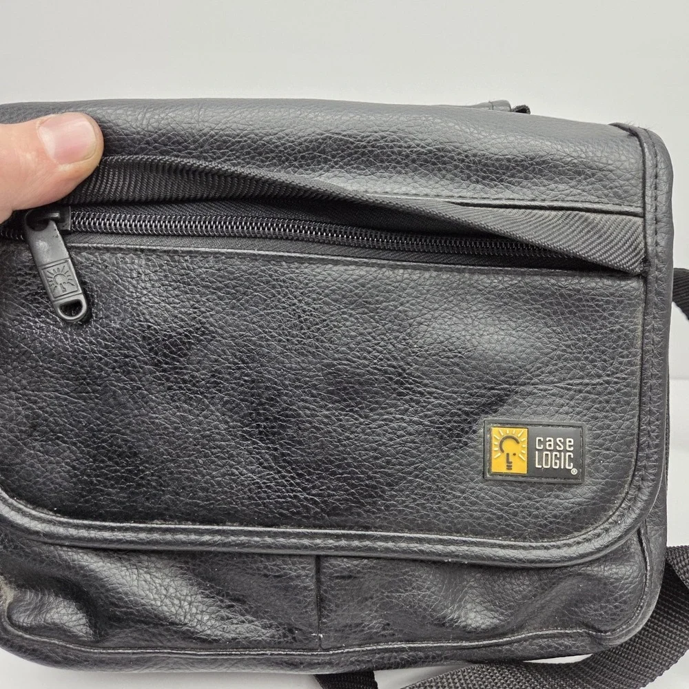 Case Logic Black Camera Bag Shoulder Strap Padded Organizer DSLR Film